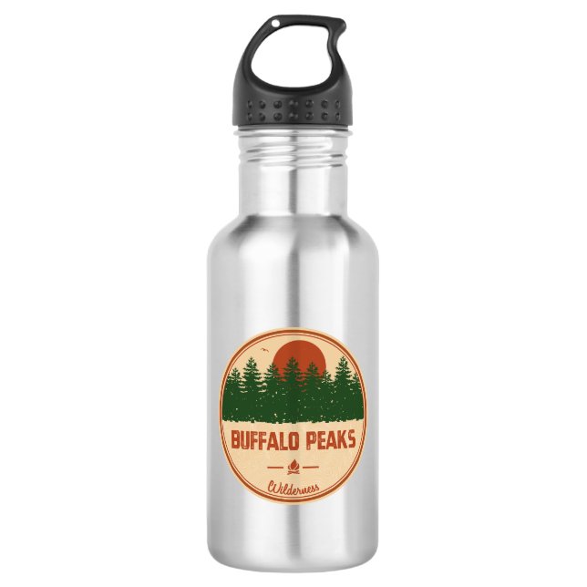 Buffalo Peaks Wilderness Colorado 532 Ml Water Bottle (Front)