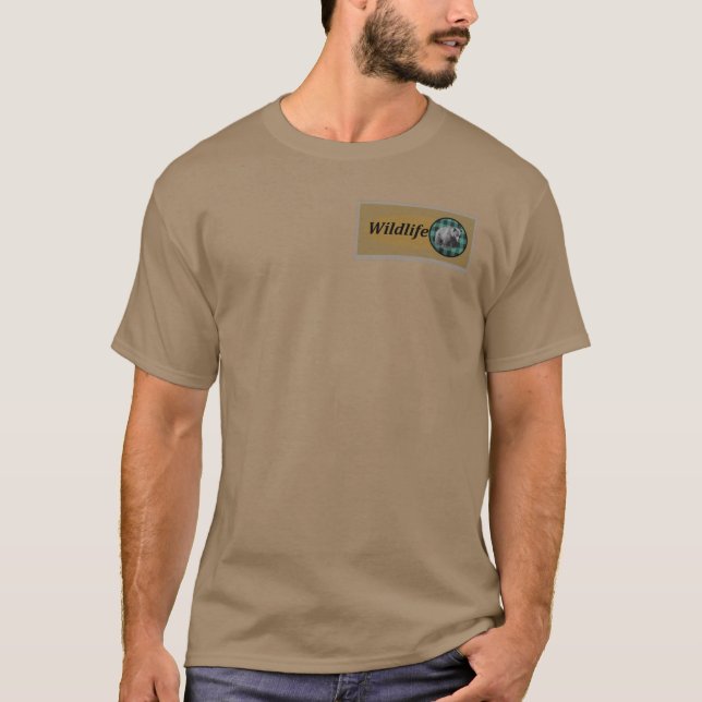 Buffalo Plaid Bear Wild Life T-Shirt (Front)
