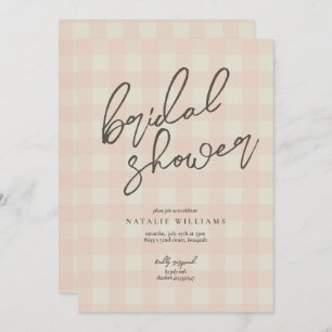 Buffalo Plaid Bridal Shower Invitation