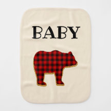 Buffalo Plaid Burp Cloth