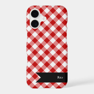 Buffalo Plaid Check Red White