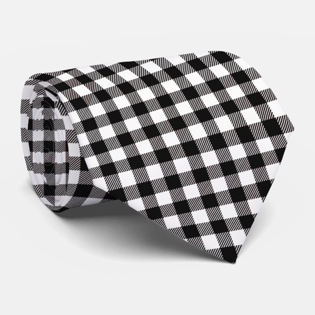 Buffalo Plaid Choose Colour tie Lumberjack Country (Rolled)