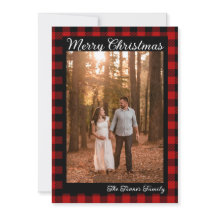 Buffalo Plaid Christmas Card