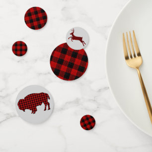 Buffalo Plaid Confetti
