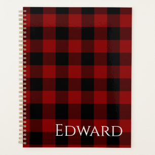 Buffalo Plaid Custom Planner