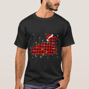 Buffalo Plaid Family Matching Loon Bird Christmas T-Shirt