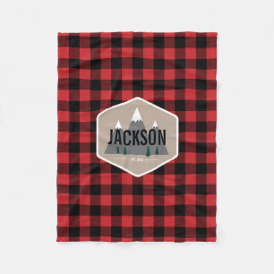 Buffalo Plaid Fleece Blanket