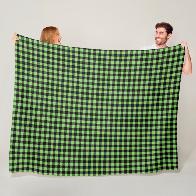 Buffalo Plaid Fleece Blanket (In Situ)