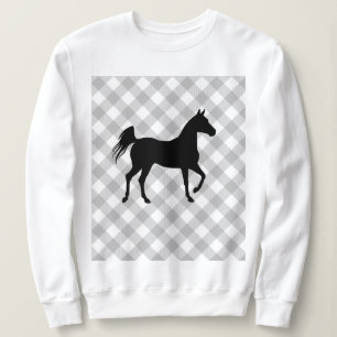 Buffalo Plaid Horse Lover (Not So) Ugly Sweater