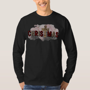 Buffalo Plaid Leopard Print God Jesus Faith Cross T-Shirt