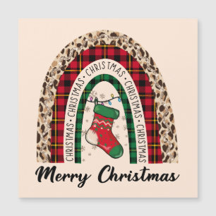 Buffalo Plaid & Leopard Print Rainbow