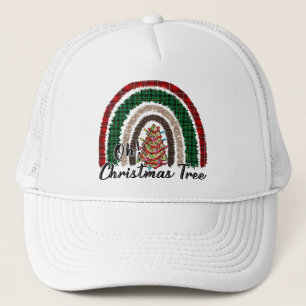 Buffalo Plaid & Leopard Print Rainbow (2) Trucker Hat