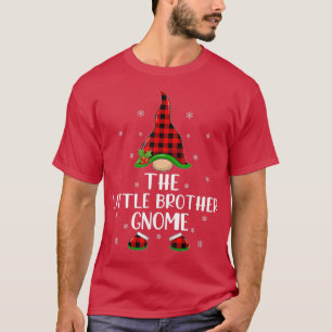 Buffalo Plaid Matching The Little Brother Gnome Ch T-Shirt