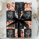 Buffalo Plaid Merry And Bright Christmas Photo Wrapping Paper<br><div class="desc">Buffalo Plaid Merry And Bright Christmas Photo Wrapping Paper. Personalise this custom design with your own family name,  year,  and up to 10 photos!</div>