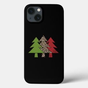 Buffalo Plaid Merry Christmas Tree Family Matching iPhone 13 Case
