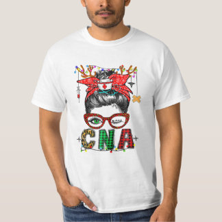 Buffalo Plaid Nurse X mas Raglan T-Shirt