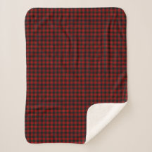 Buffalo Plaid Pattern Sherpa Blanket