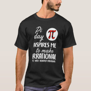 Buffalo Plaid Pi Symbol Pi Day Inspires Me Math 2 T-Shirt