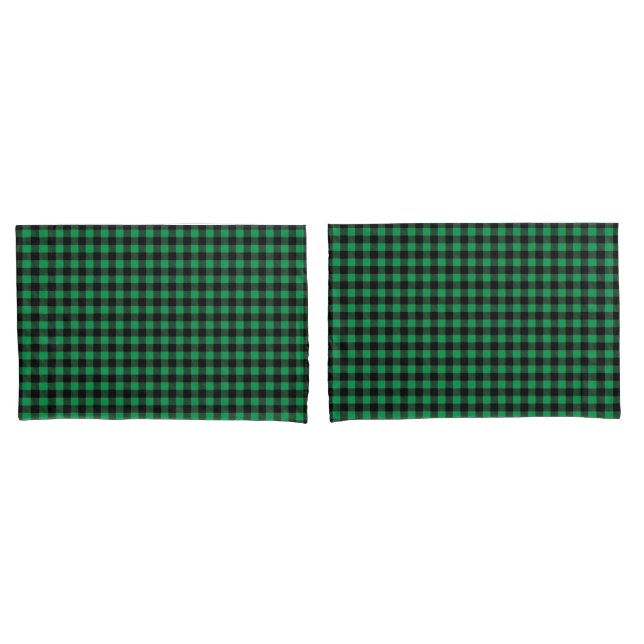 Buffalo Plaid Pillowcase Pair (Front-Set)