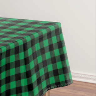 Buffalo Plaid Print Tablecloth