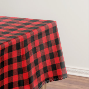 Buffalo Plaid Print Tablecloth