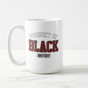 Buffalo Plaid Product of Black History African Ame Coffee Mug