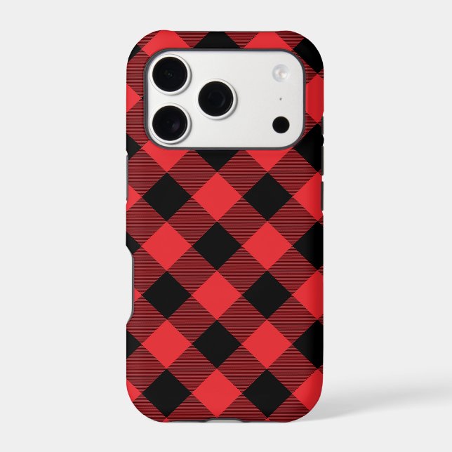 Buffalo Plaid Red Black Check (Back)