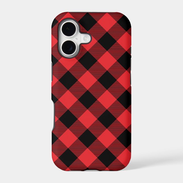 Buffalo Plaid Red Black Check (Back)