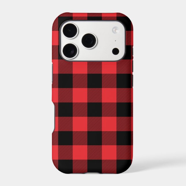 Buffalo Plaid Red Black Check (Back)