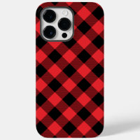 Buffalo Plaid Red Black Check
