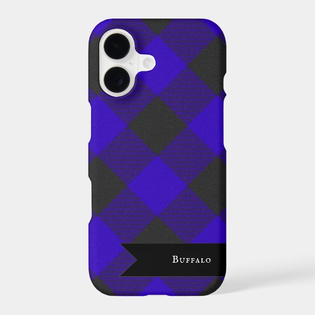 Buffalo Plaid Royal Blue Check (Back)
