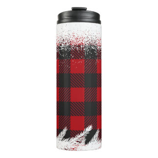 Buffalo Plaid Thermal Tumbler