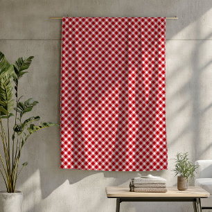 Buffalo Plaid Throw Red Black Lumberjack Vibes Fleece Blanket