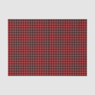 Buffalo Plaid Tissue Paper - Red