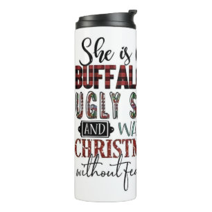 Buffalo Plaid & Ugly Sweaters Thermal Tumbler