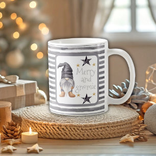 Buffalo Plaid Winter Watercolor Gnome Christmas Coffee Mug