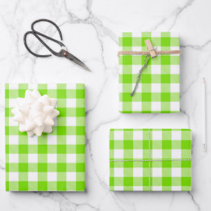 Buffalo Plaid Wrapping Paper Sheets
