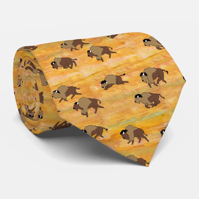Buffalo Prairie Tie (Rolled)