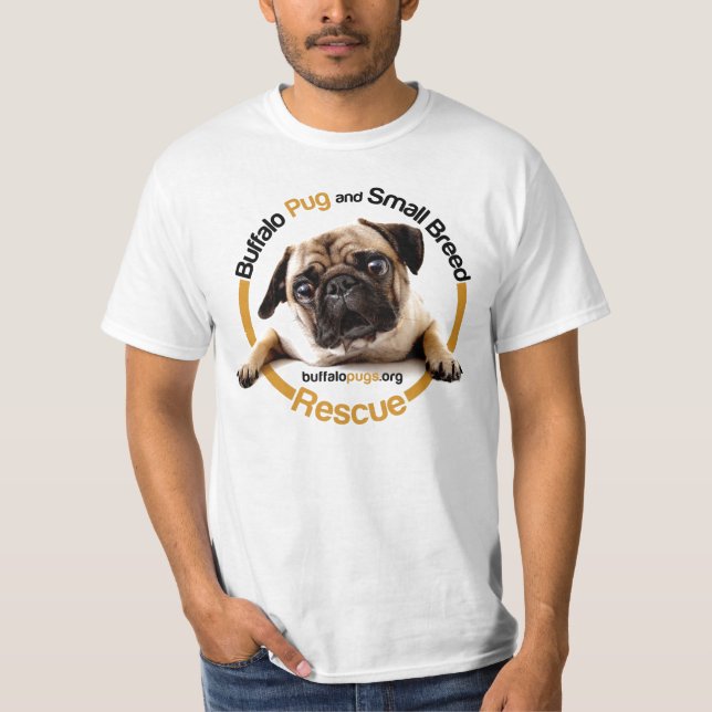 Buffalo Pug T-Shirt (Front)