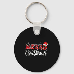 Buffalo Red And Black Plaid For Men Women Merry Ch Key Ring