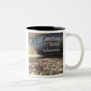 Buffalo River Arkansas Two-Tone Coffee Mug