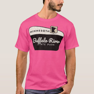 Buffalo River State Park Minnesota Welcome Sign T-Shirt
