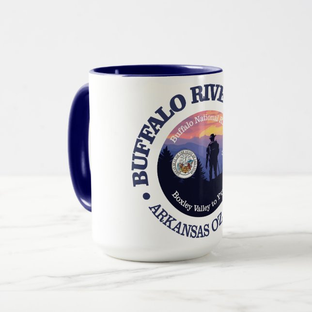 Buffalo River Trail (rd2) Mug (Front Left)