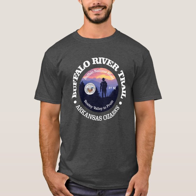 Buffalo River Trail rd2 T-Shirt (Front)