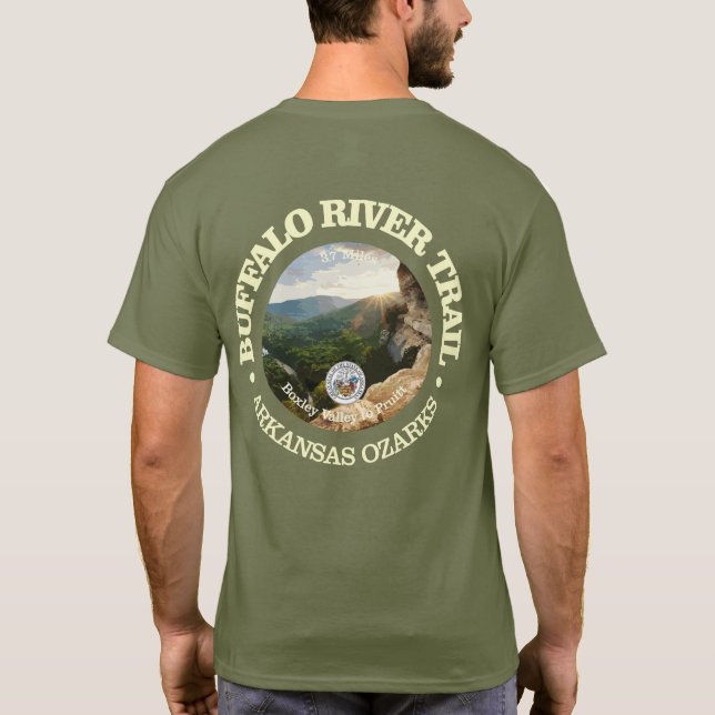 Buffalo River Trail (rd) T-Shirt (Back)