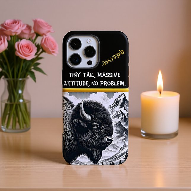 Buffalo Roaming by Snowy Mountains Case-Mate iPhone Case (Creator Uploaded)