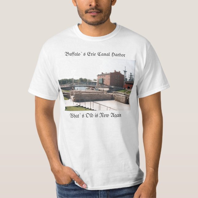 buffalo`s Erie Canal Harbour T-Shirt (Front)