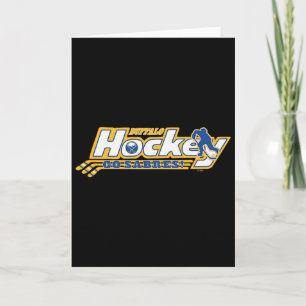 Buffalo Sabres Hockey Black Officially Licensed Card