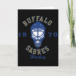Buffalo Sabres Hockey Mask Gray Nhl Officially Lic Card
