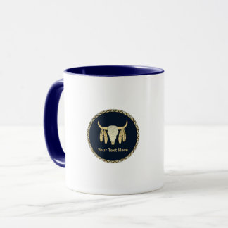 Buffalo Skull Mug